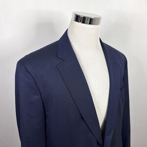 Hugo Boss 46R Slim F-Harverson2 Garvin2 Sport Coat Piacenza Wool Blue Two Button